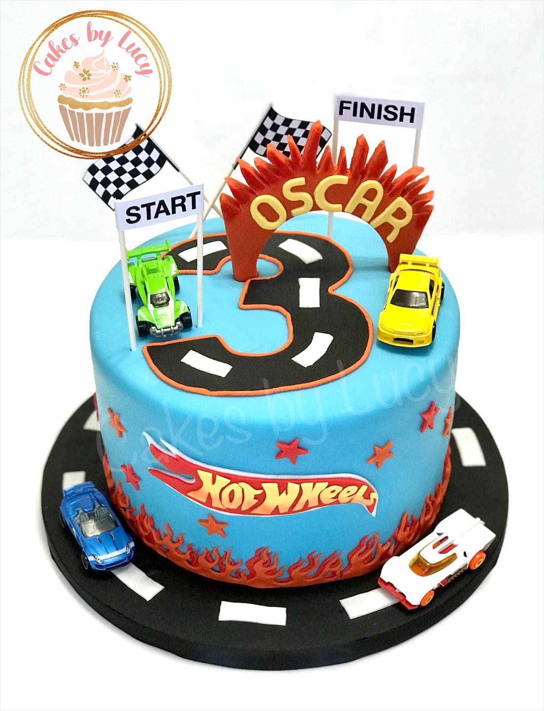 Hot Wheels Cake