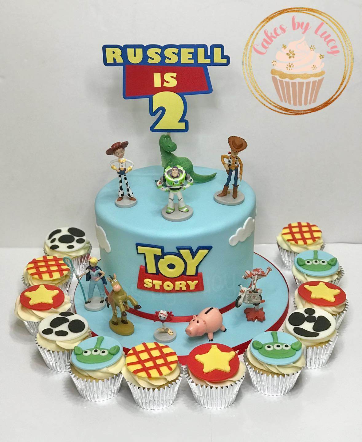 Toy Story Cake and Cupcakes