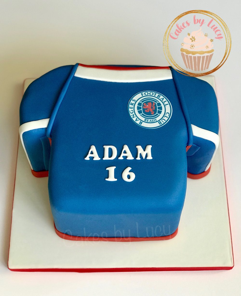 Rangers FC Football Shirt Cake