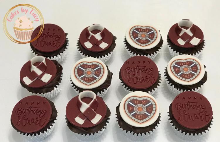 Hearts FC Cupcakes