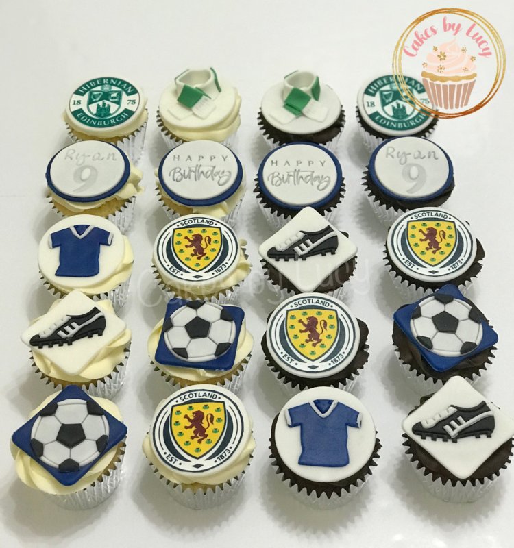 Football Cupcakes
