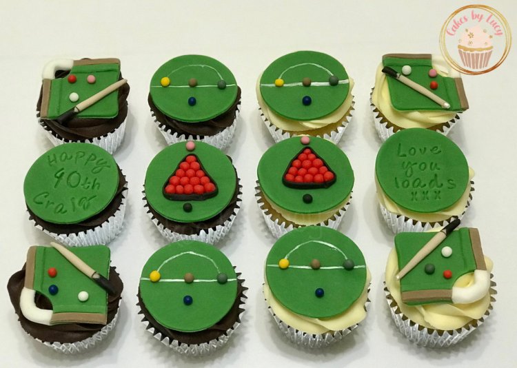 Snooker Cupcakes