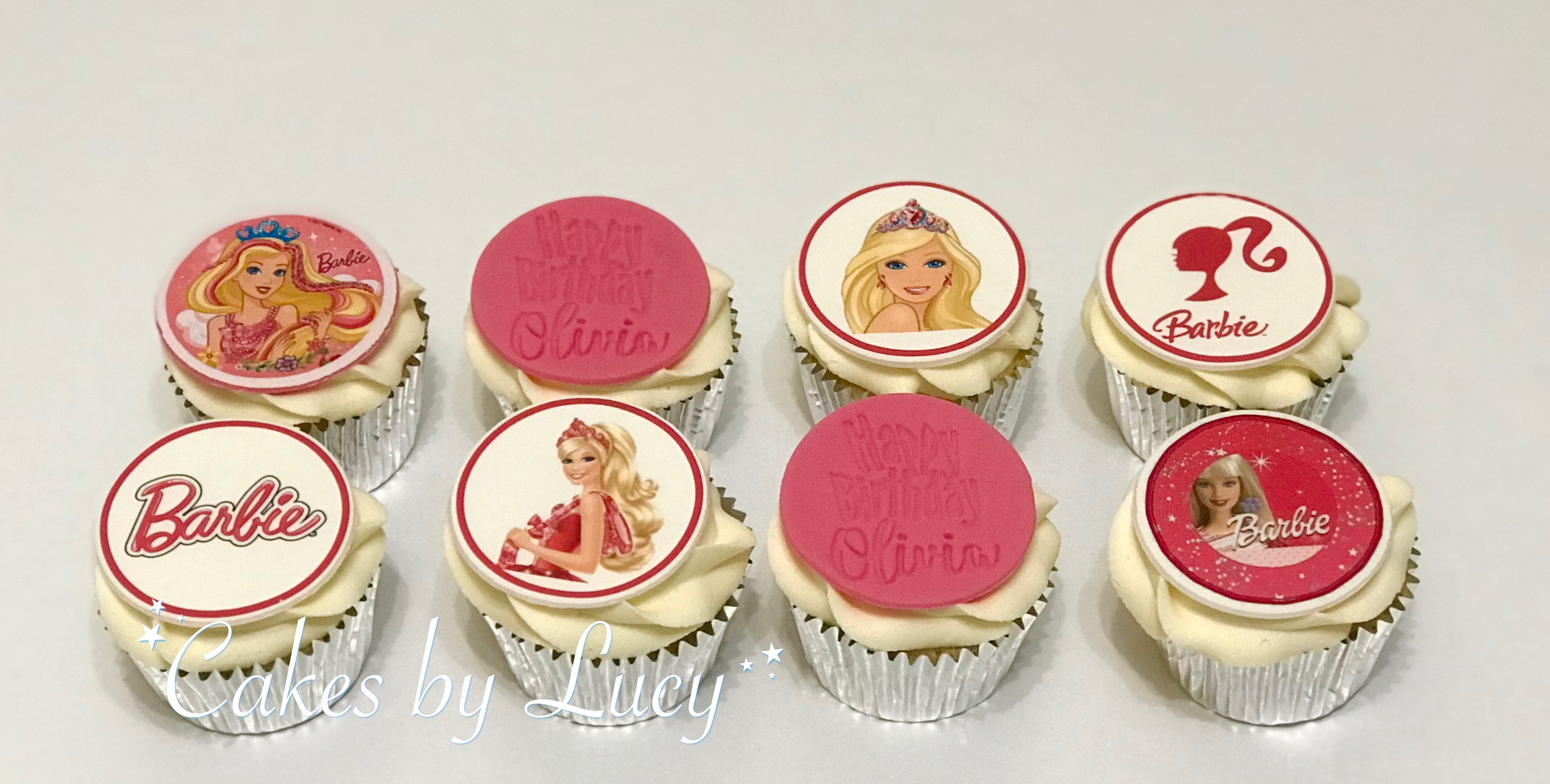 Barbie cupcakes
