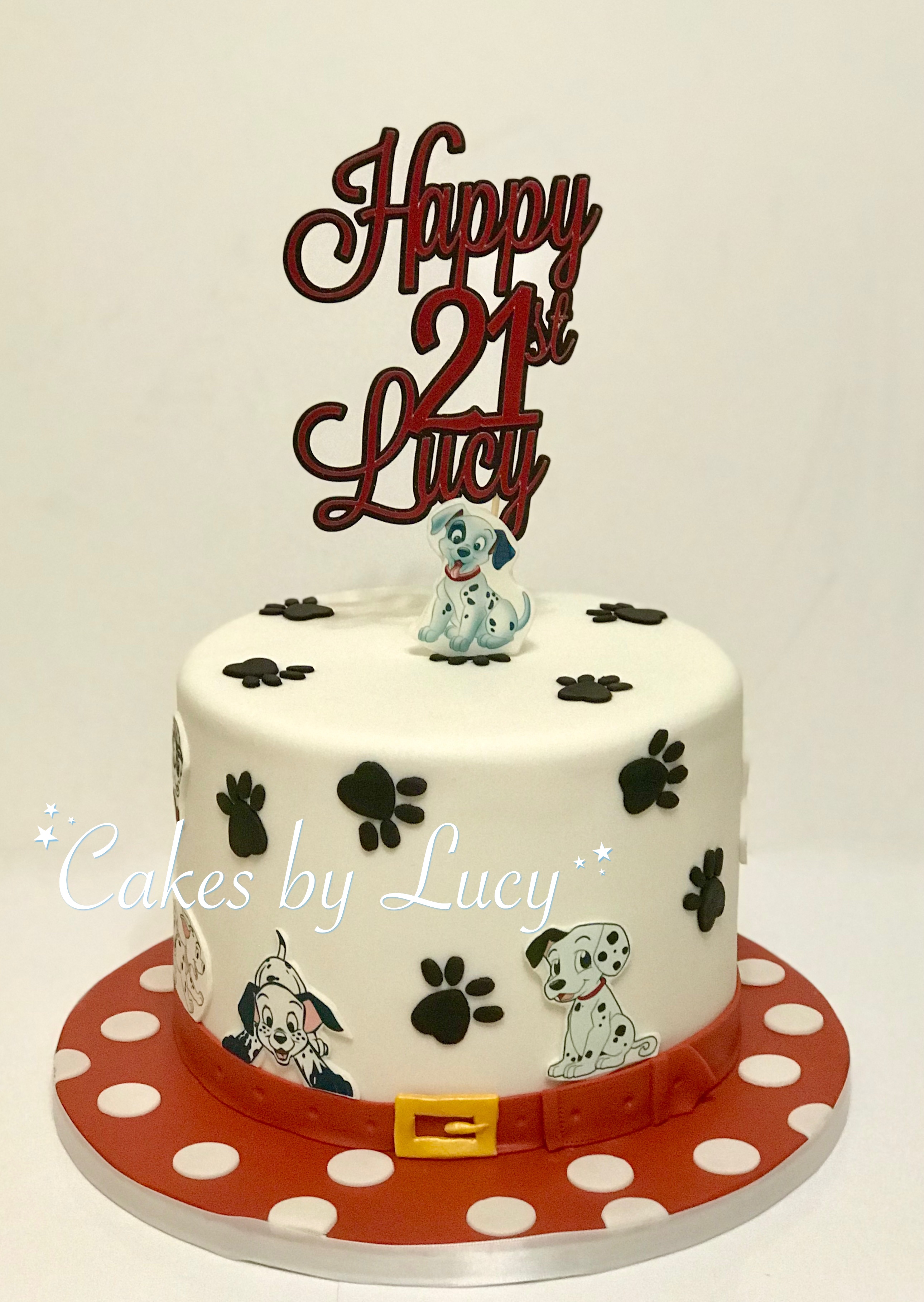 Dalmatians themed cake