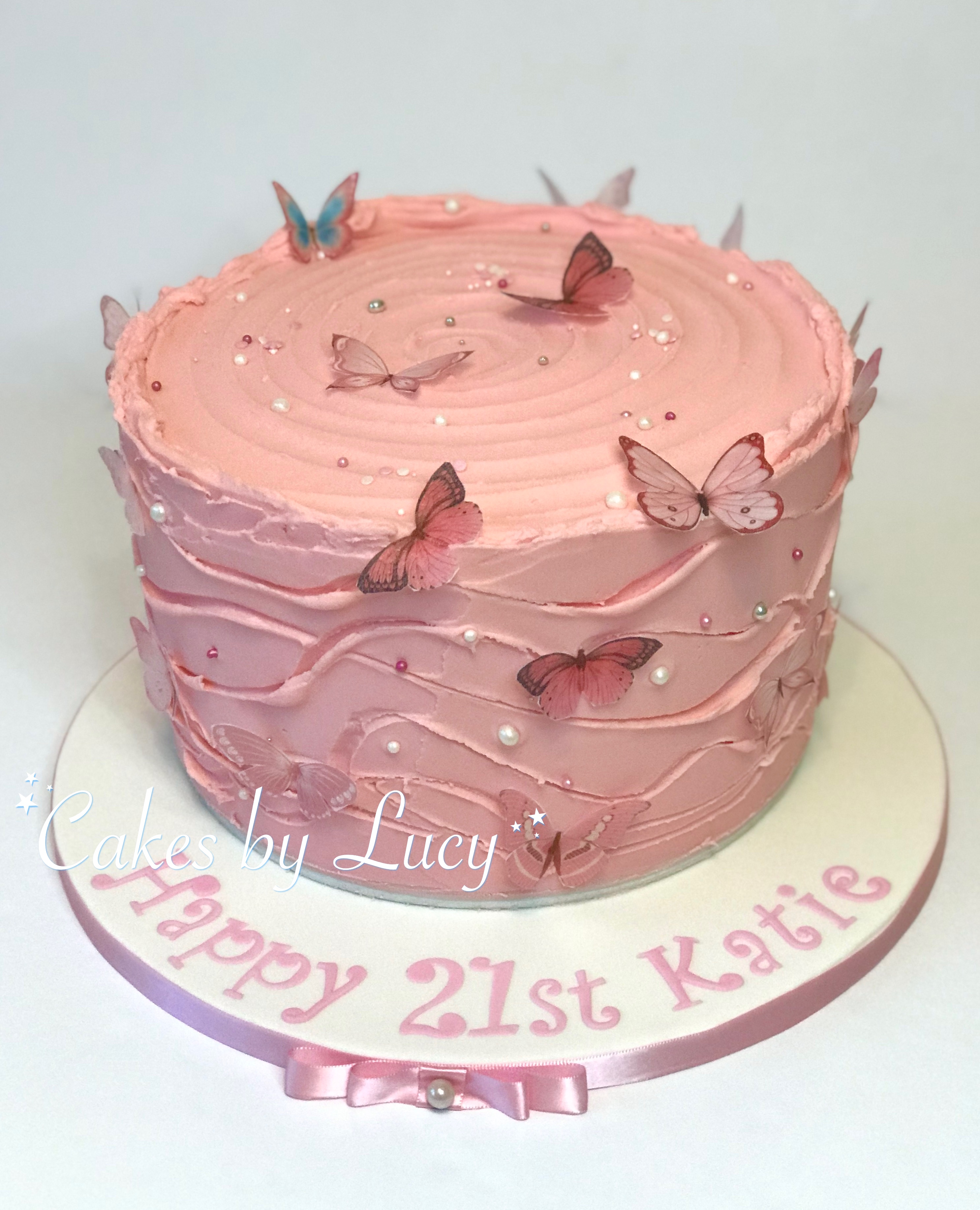 Butterfly wave cake