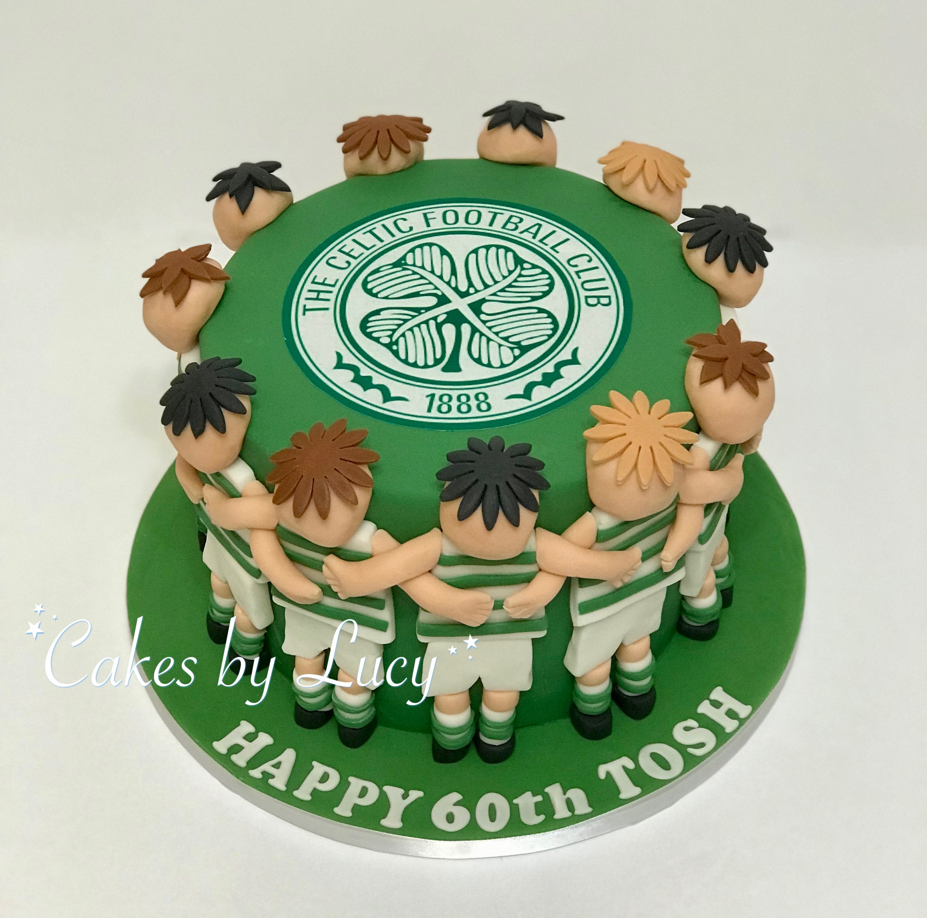 Football huddle cake