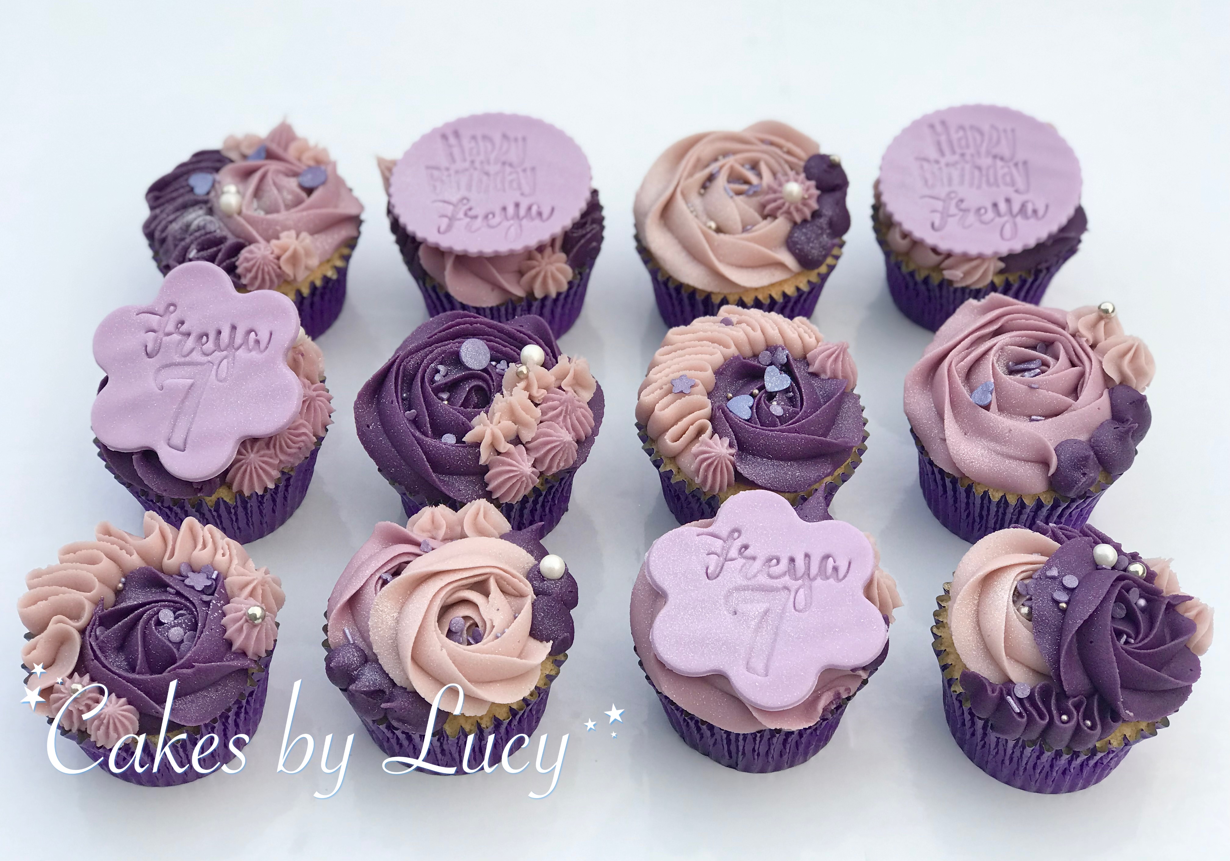Purple shades cupcakes